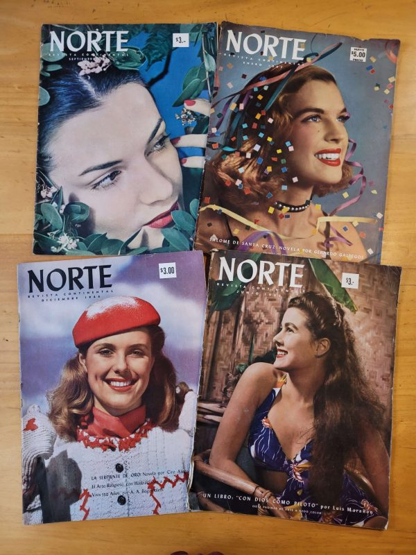 Pack NORTE: revista continental. Años 40s (x4)