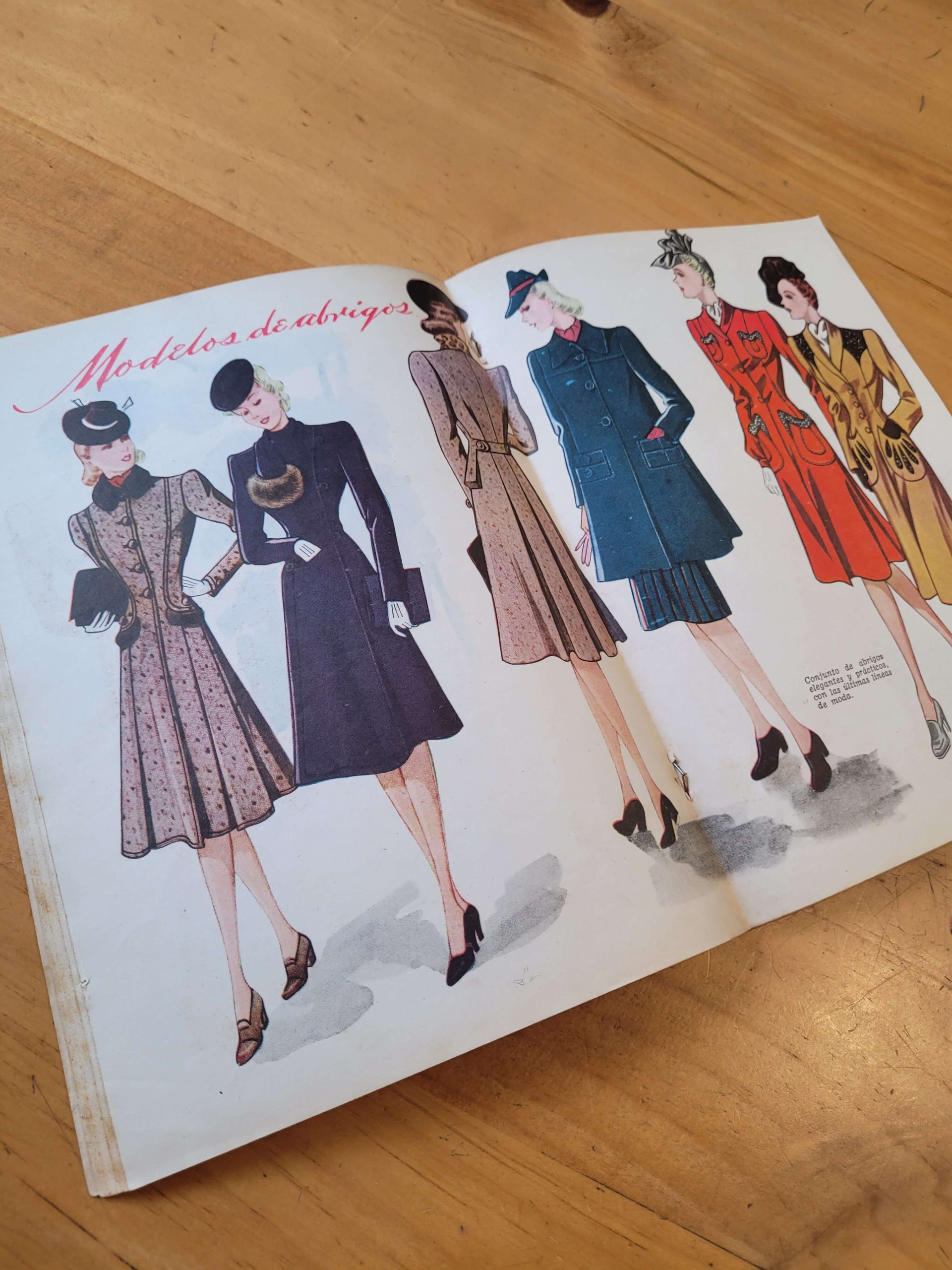 Pack n°3 MARGARITA años 40s -Moda y mujer- (x3)