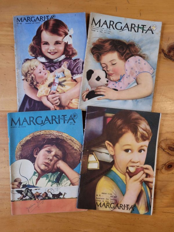 Pack n°5 MARGARITA años 40s -Moda y mujer- (x4)