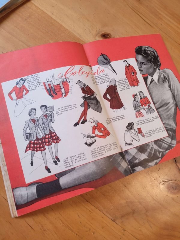 Pack n°5 MARGARITA años 40s -Moda y mujer- (x4)