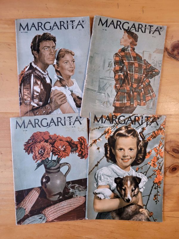 Pack n°2 revista Margarita años 50s (x4)