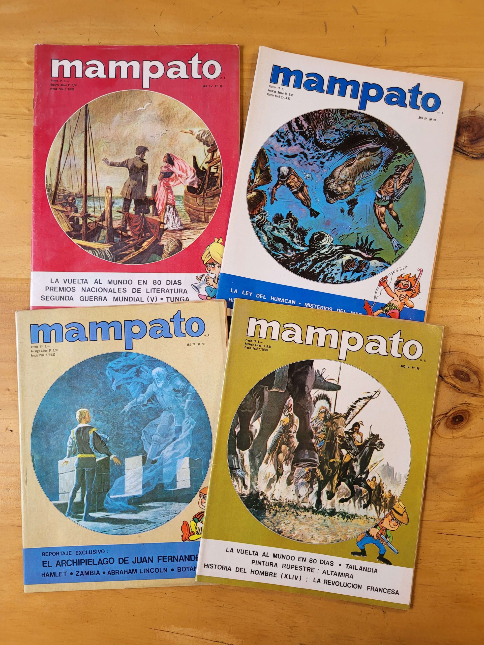 Pack n°4 MAMPATO años 70s (x4)
