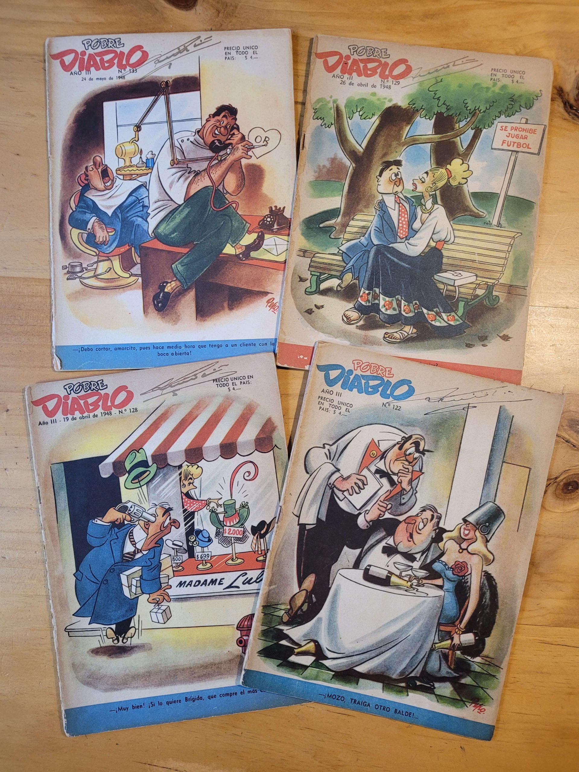 Pack revista POBRE DIABLO -por Pepo- (x4)