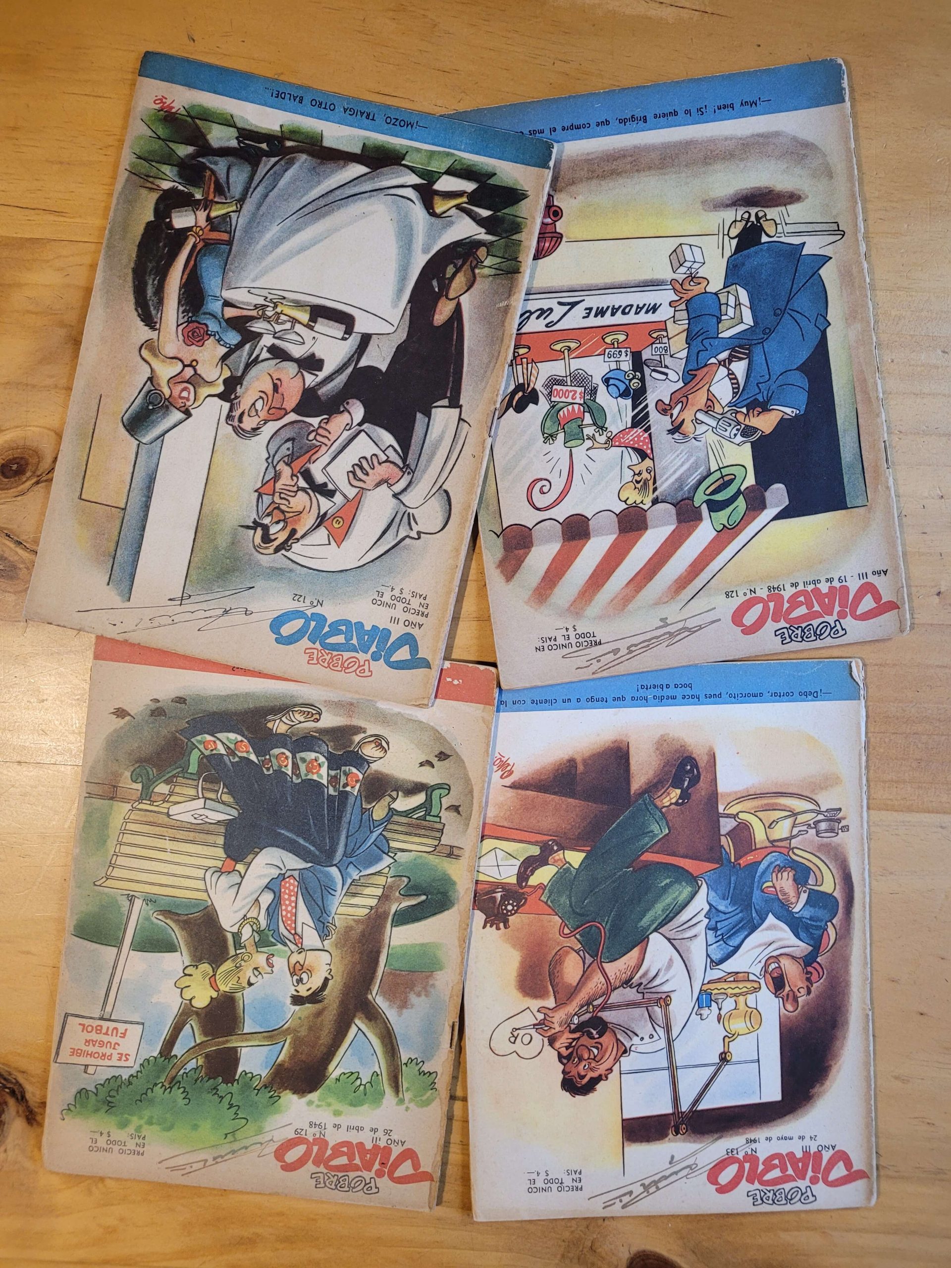 Pack revista POBRE DIABLO -por Pepo- (x4)