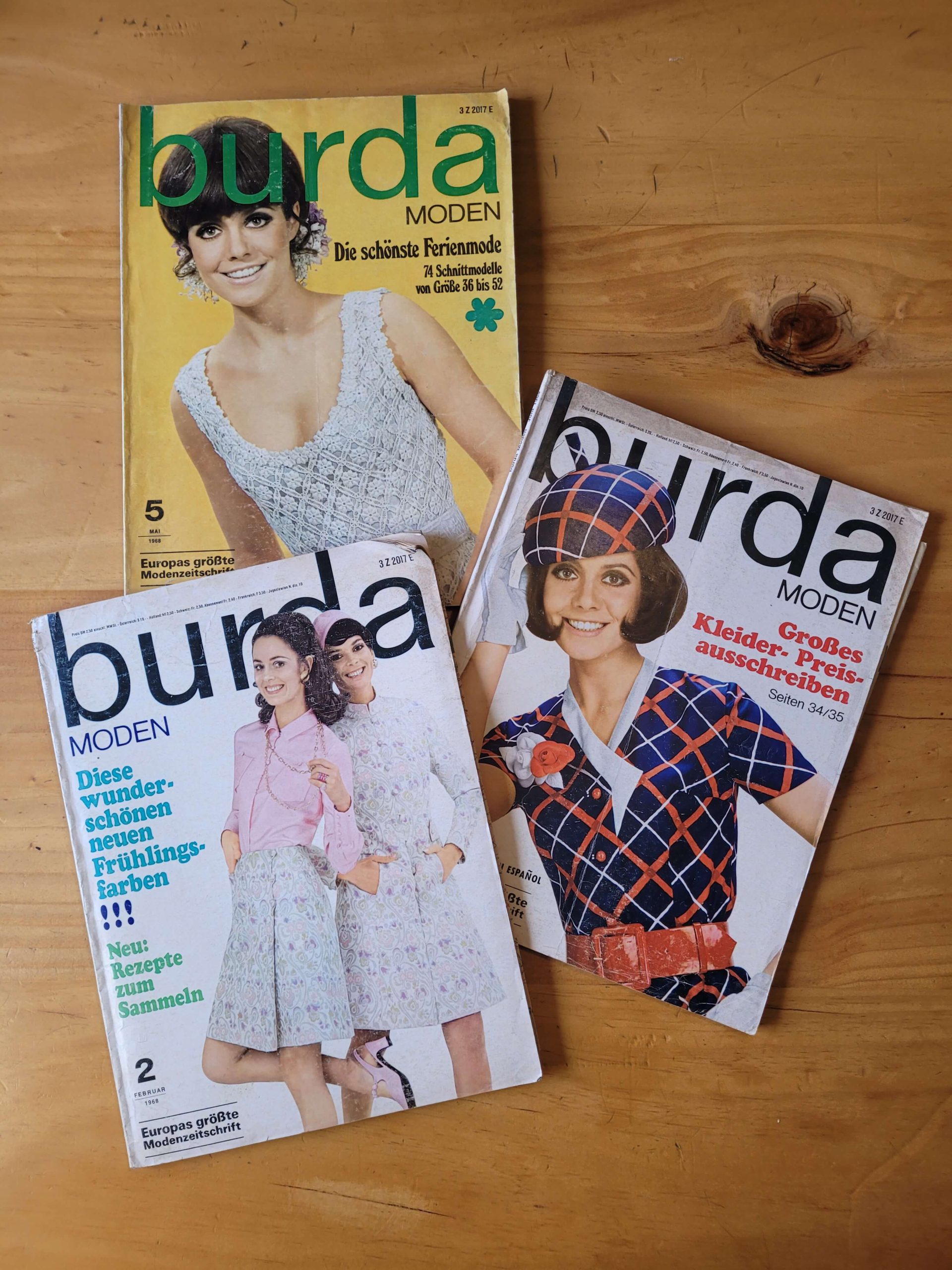 Pack BURDA -1968- (x3)