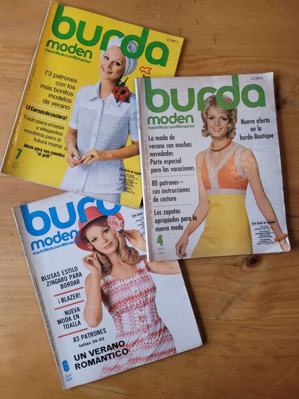 Pack BURDA -1971- (x3)