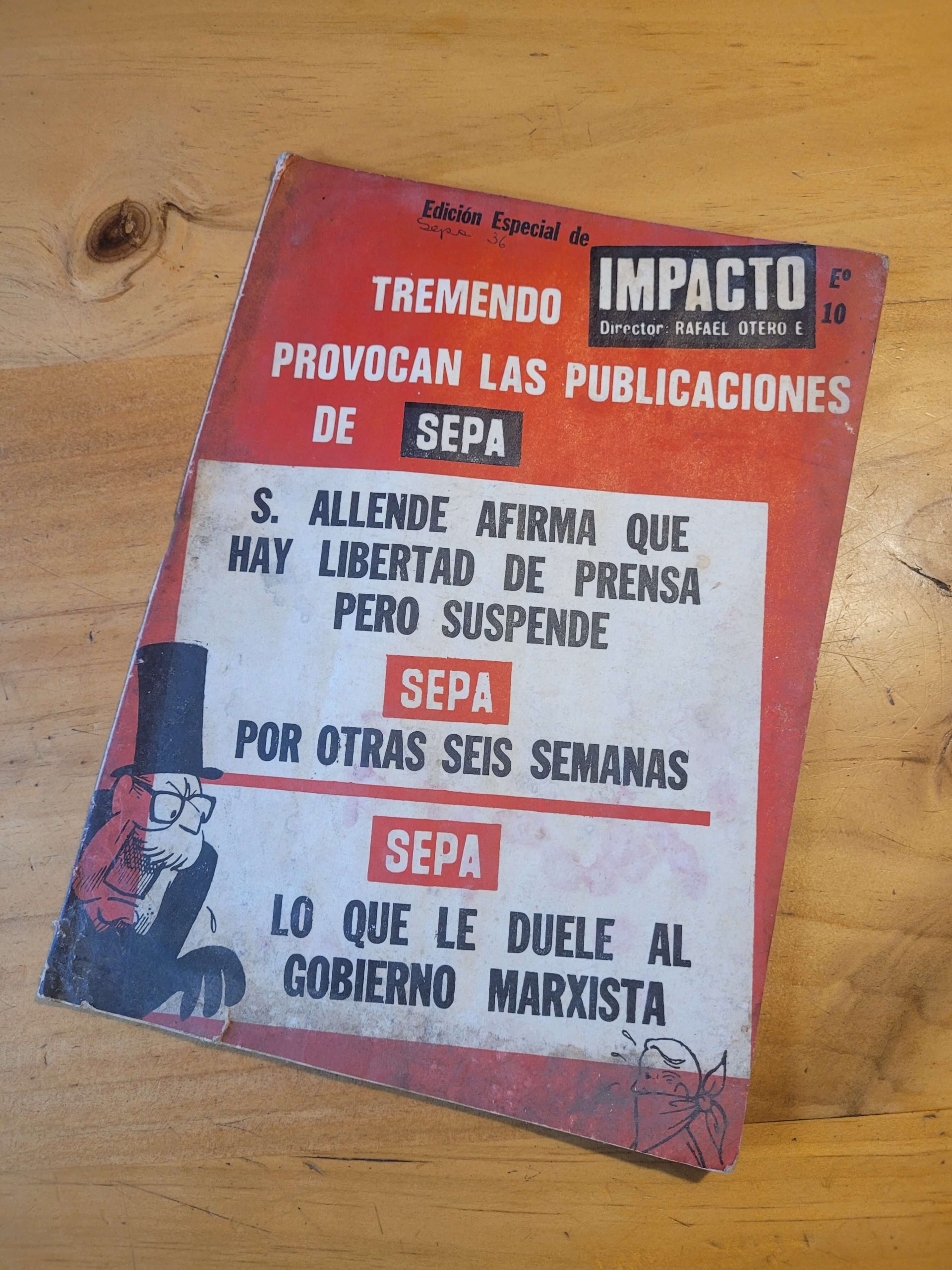 Revista IMPACTO -Realmente revista SEPA, evadiendo censura- (1971)
