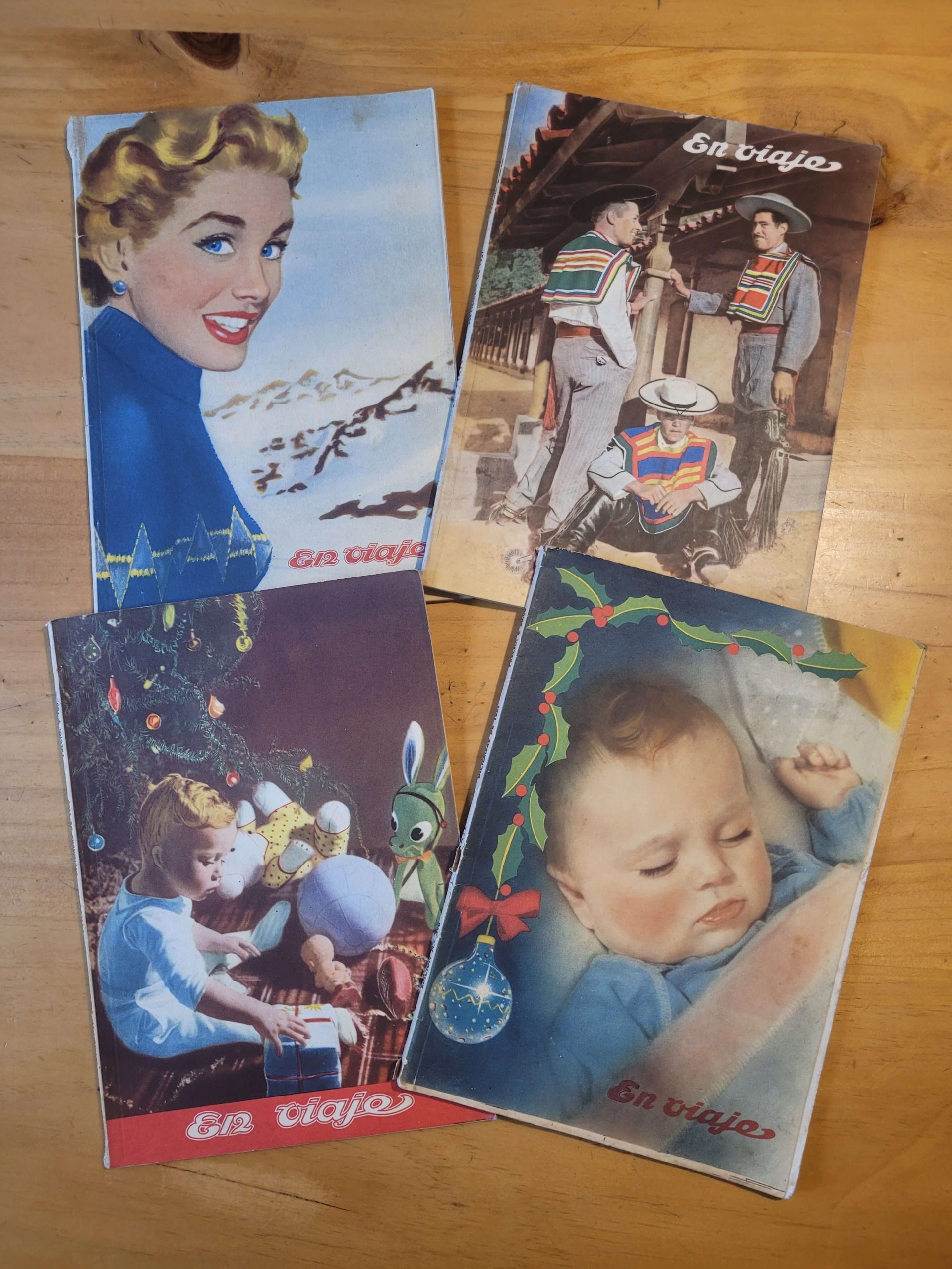 Pack revista EN VIAJE años 50s (x4)