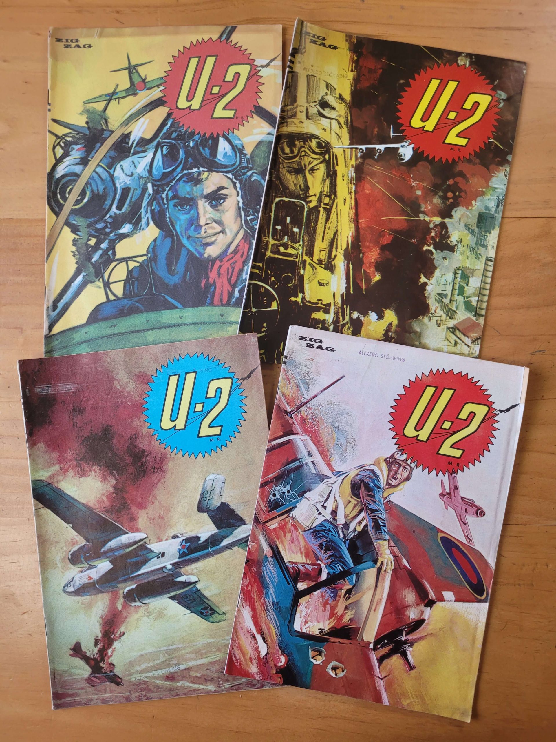 Pack n°1 revista U2, años 60s (x4)