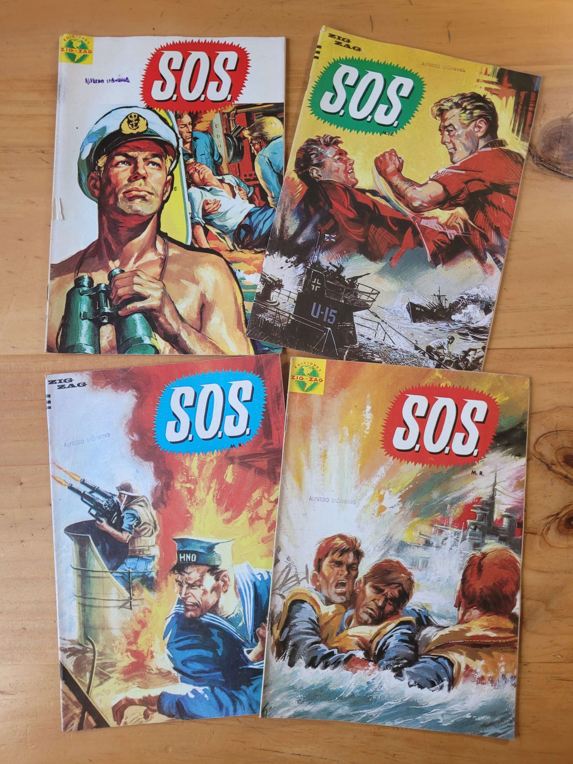 Pack revistas S.O.S., (x4)
