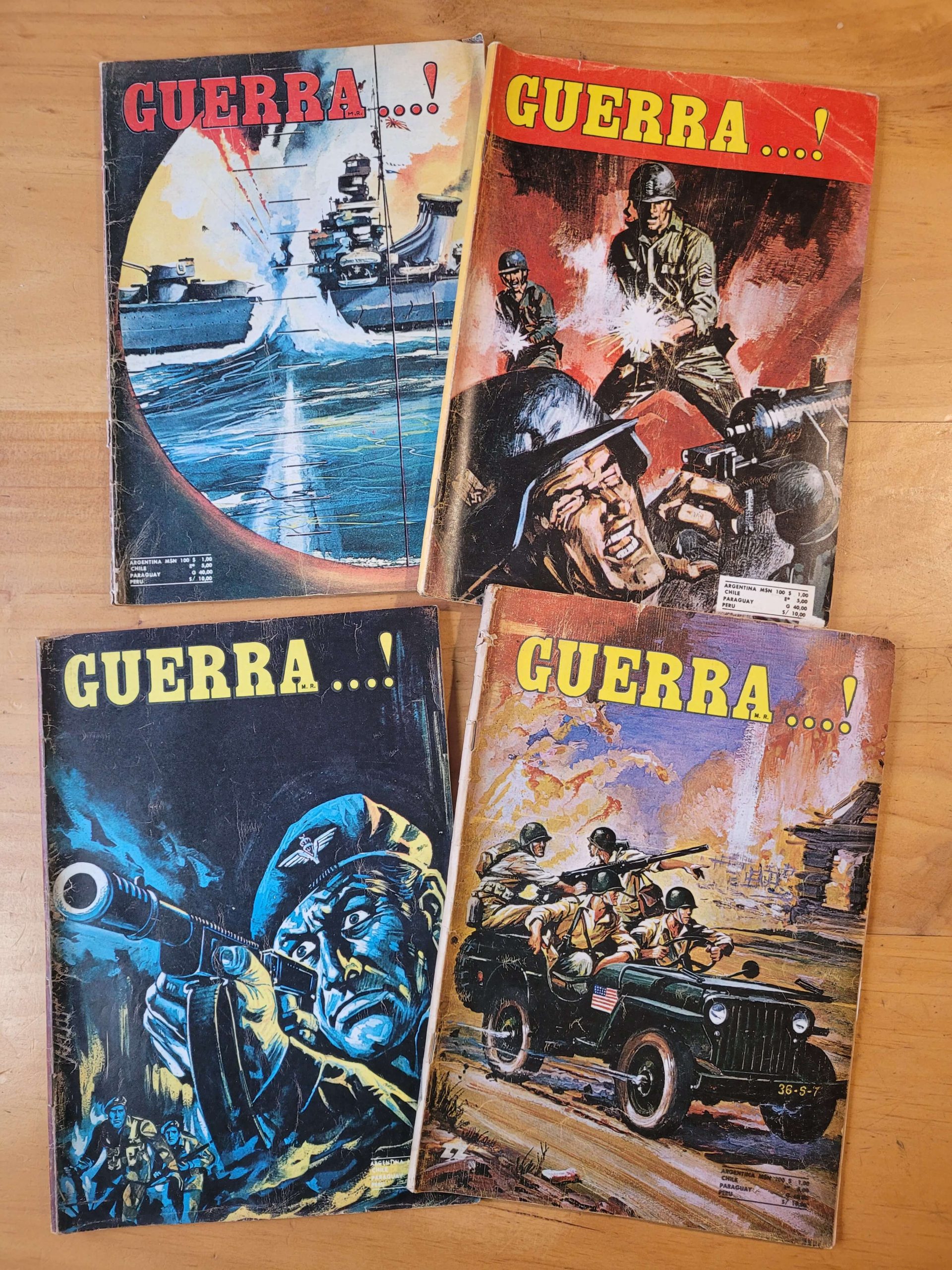 Pack revista GUERRA (x4)