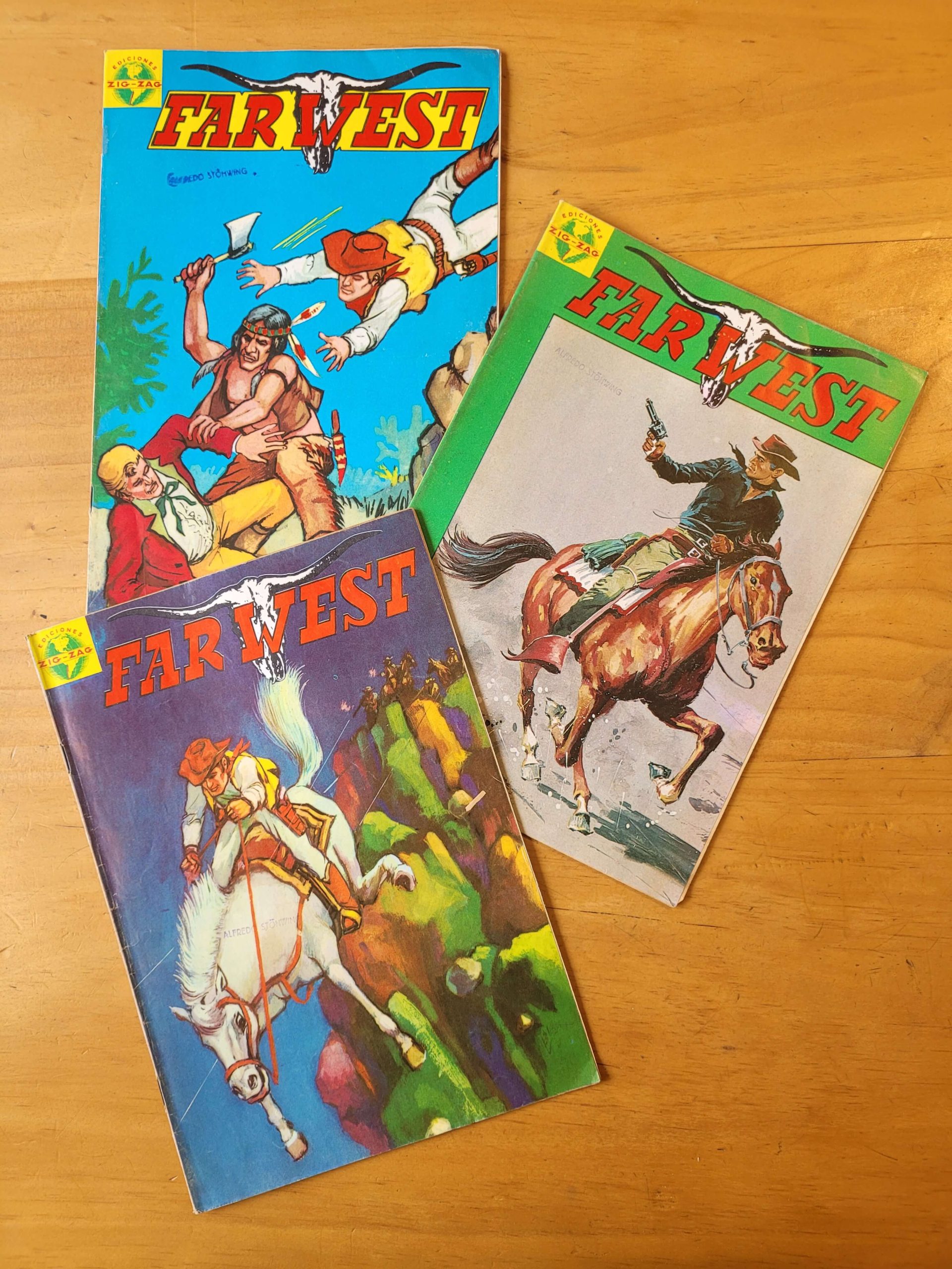 Pack n°2 revista FAR-WEST (x3)