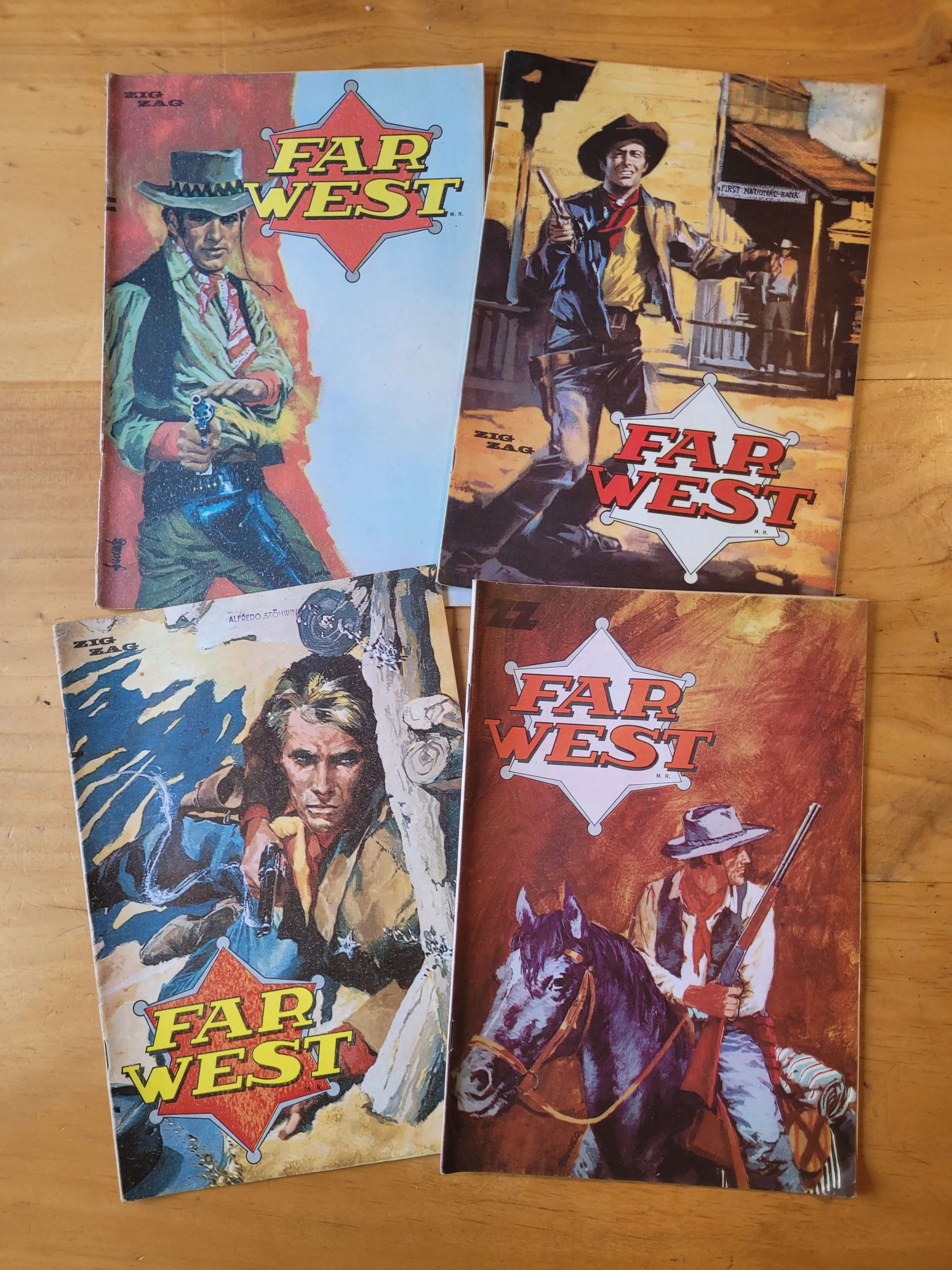 Pack n°2 revista FAR-WEST (x4)