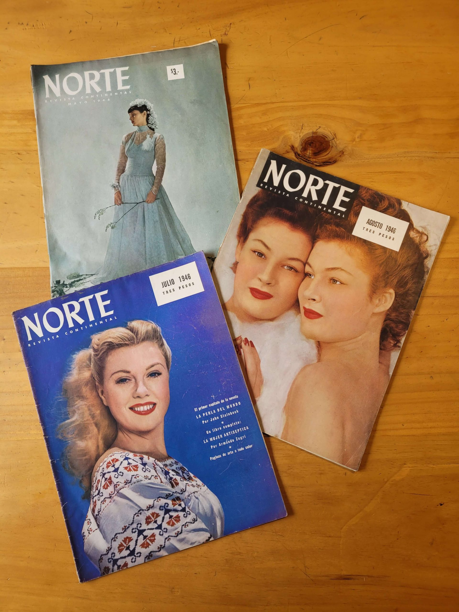 Pack NORTE: revista continental. Años 40s (x3)