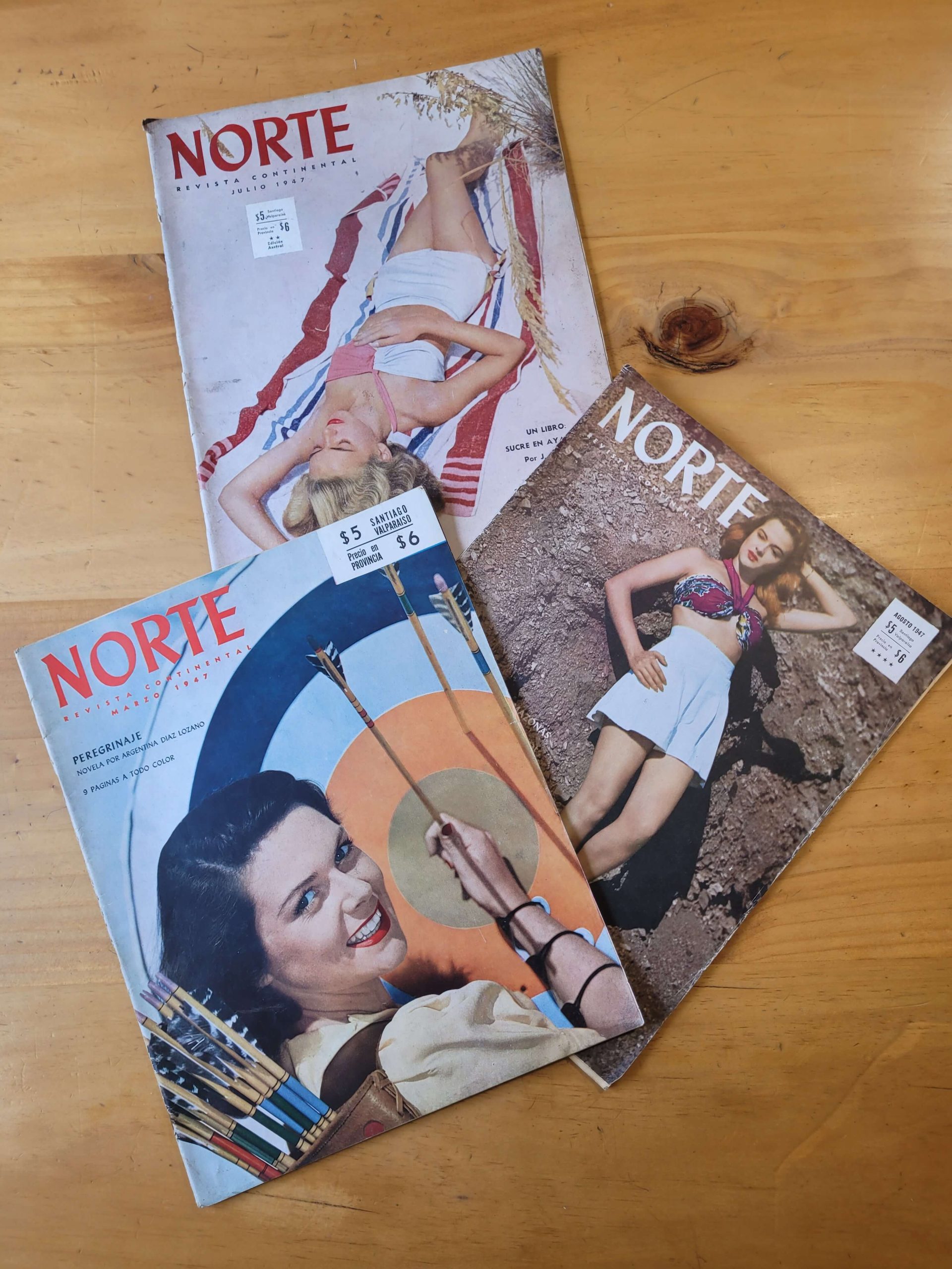 Pack NORTE: revista continental Años 40s (x3)