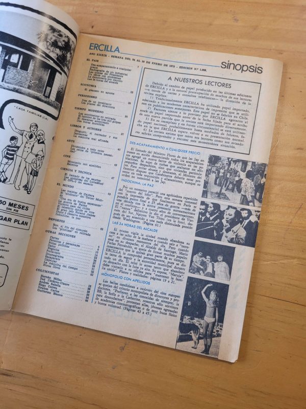 Pack revista ERCILLA -1973- (x6)