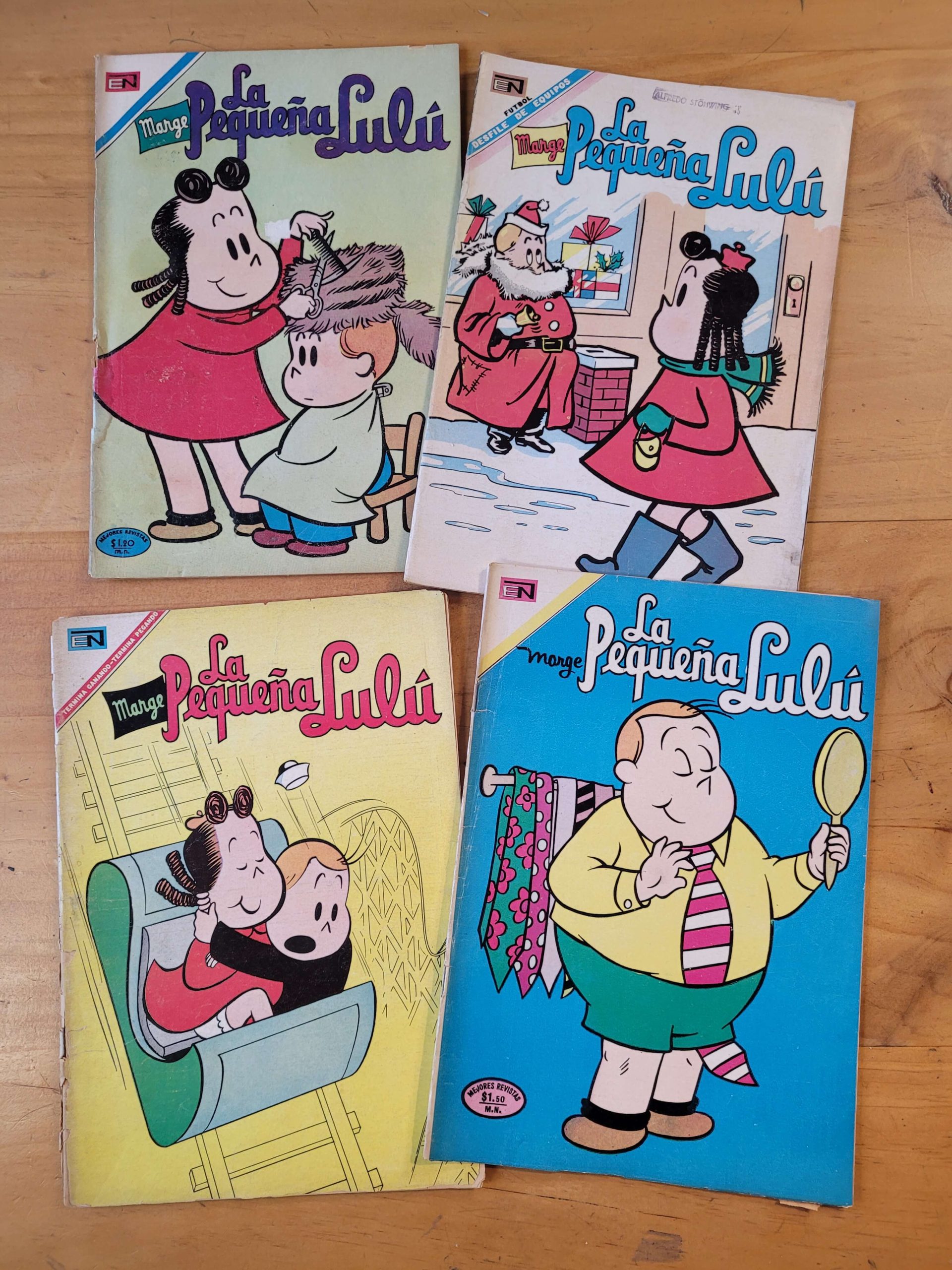 Pack n°2 PEQUEÑA LULU, años 70s (x4)
