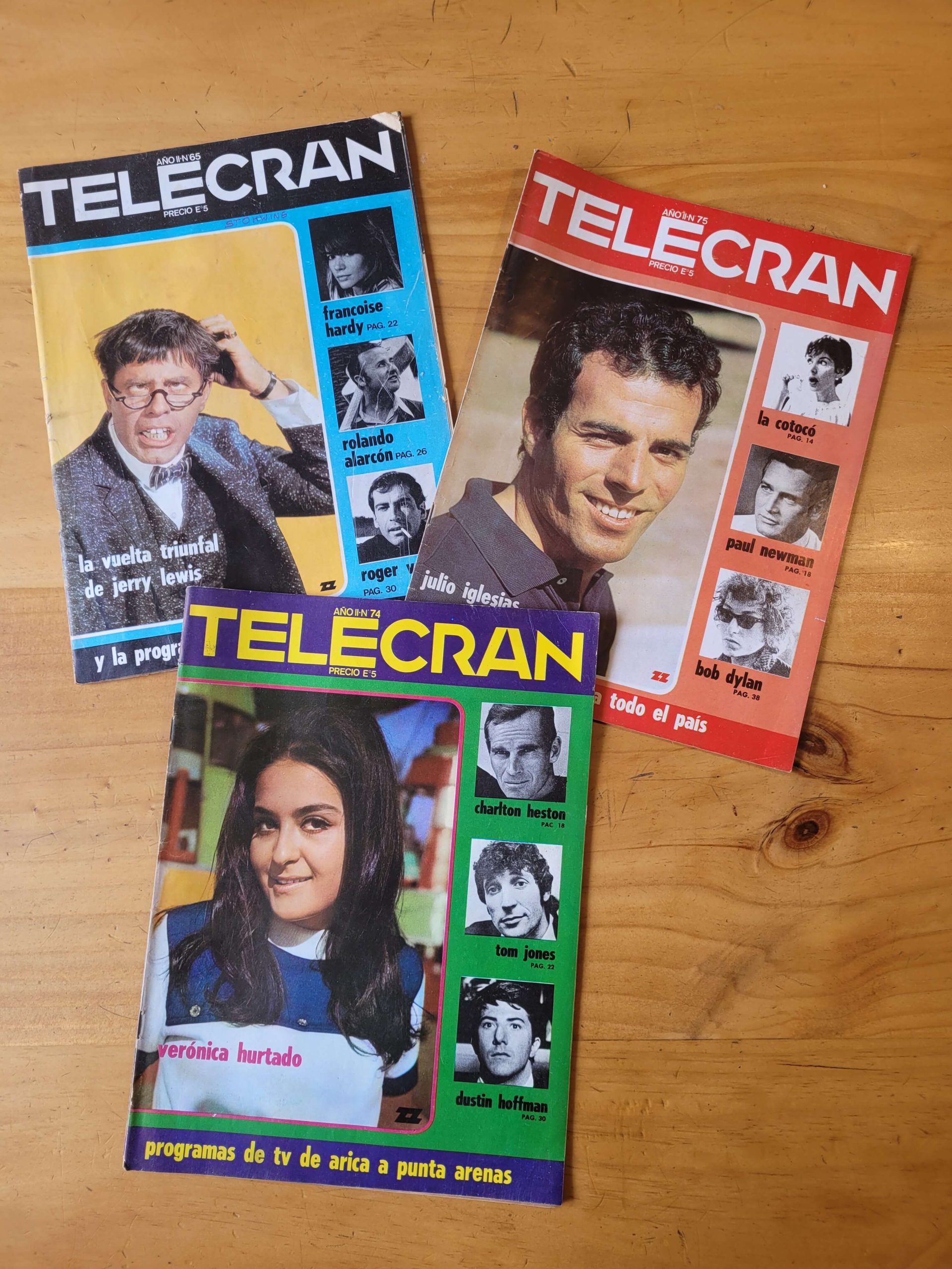 Pack TELECRAN n°2 años 1970-1971 (x3)