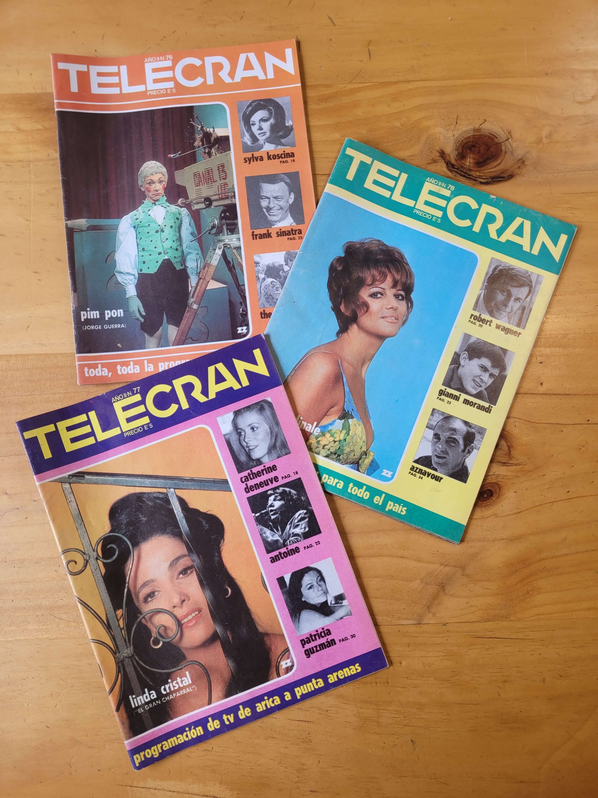 Pack TELECRAN n°1 años 1970-1971 (x3)