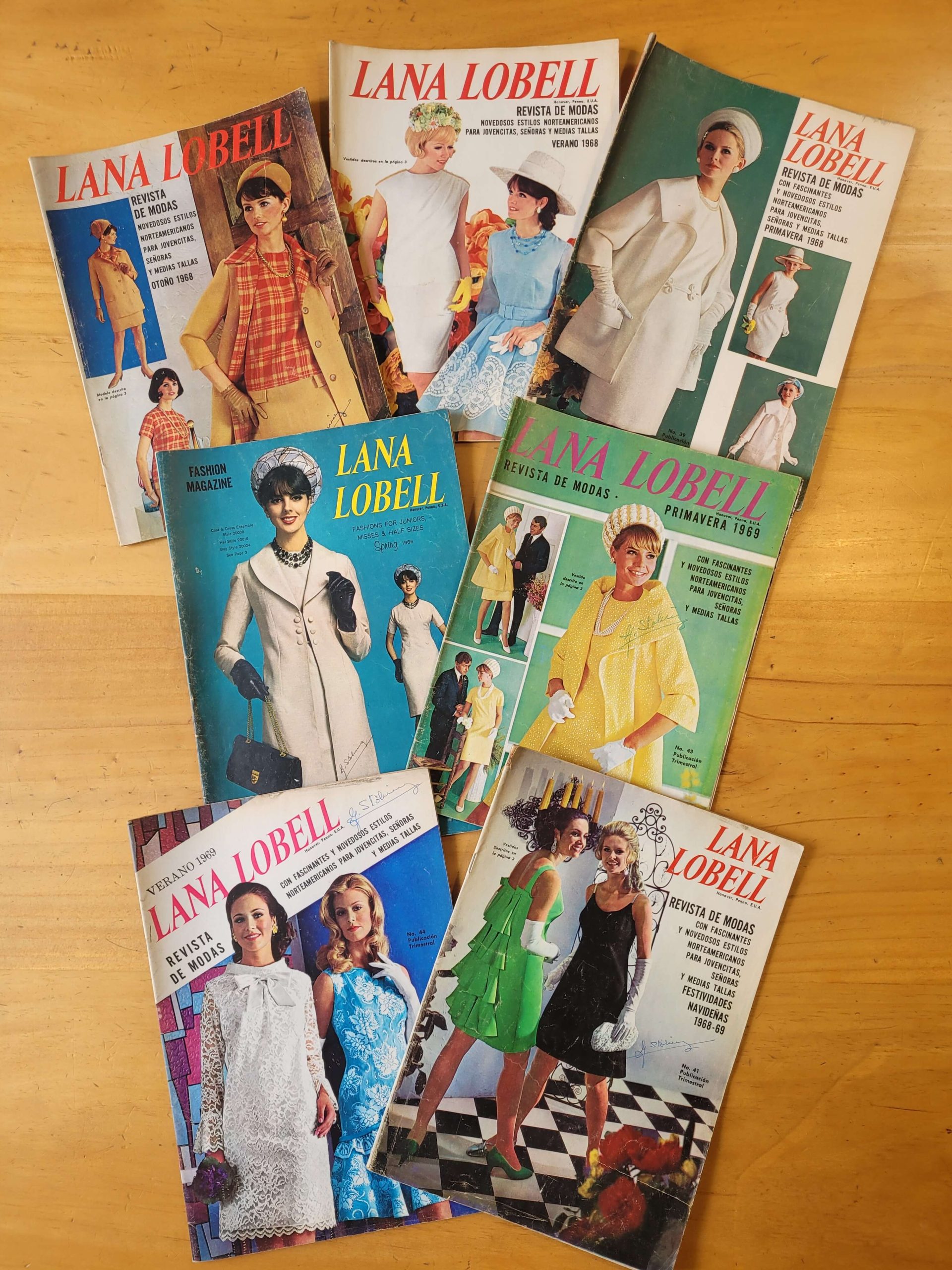 Pack revista LANA LOBELL años 60s (x7)