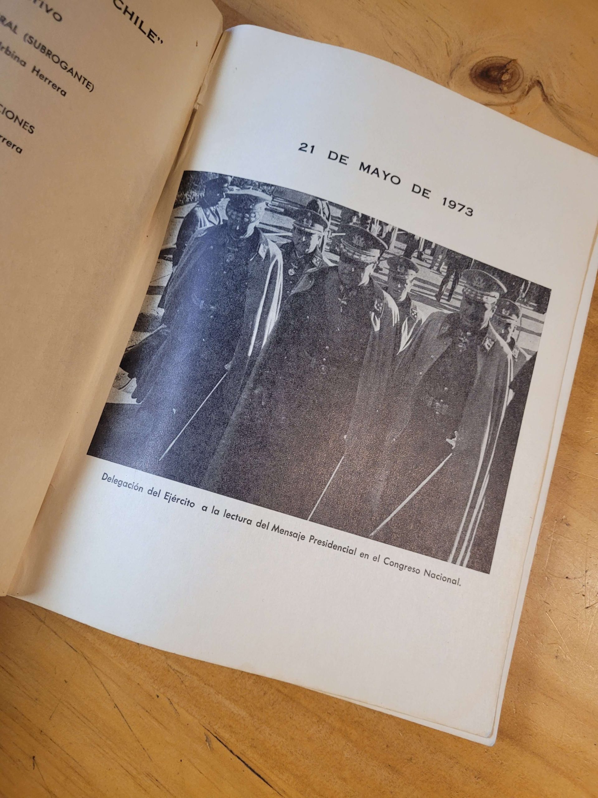 Revista MEMORIA DEL EJERCITO DE CHILE -Mayo a Agosto de 1973-