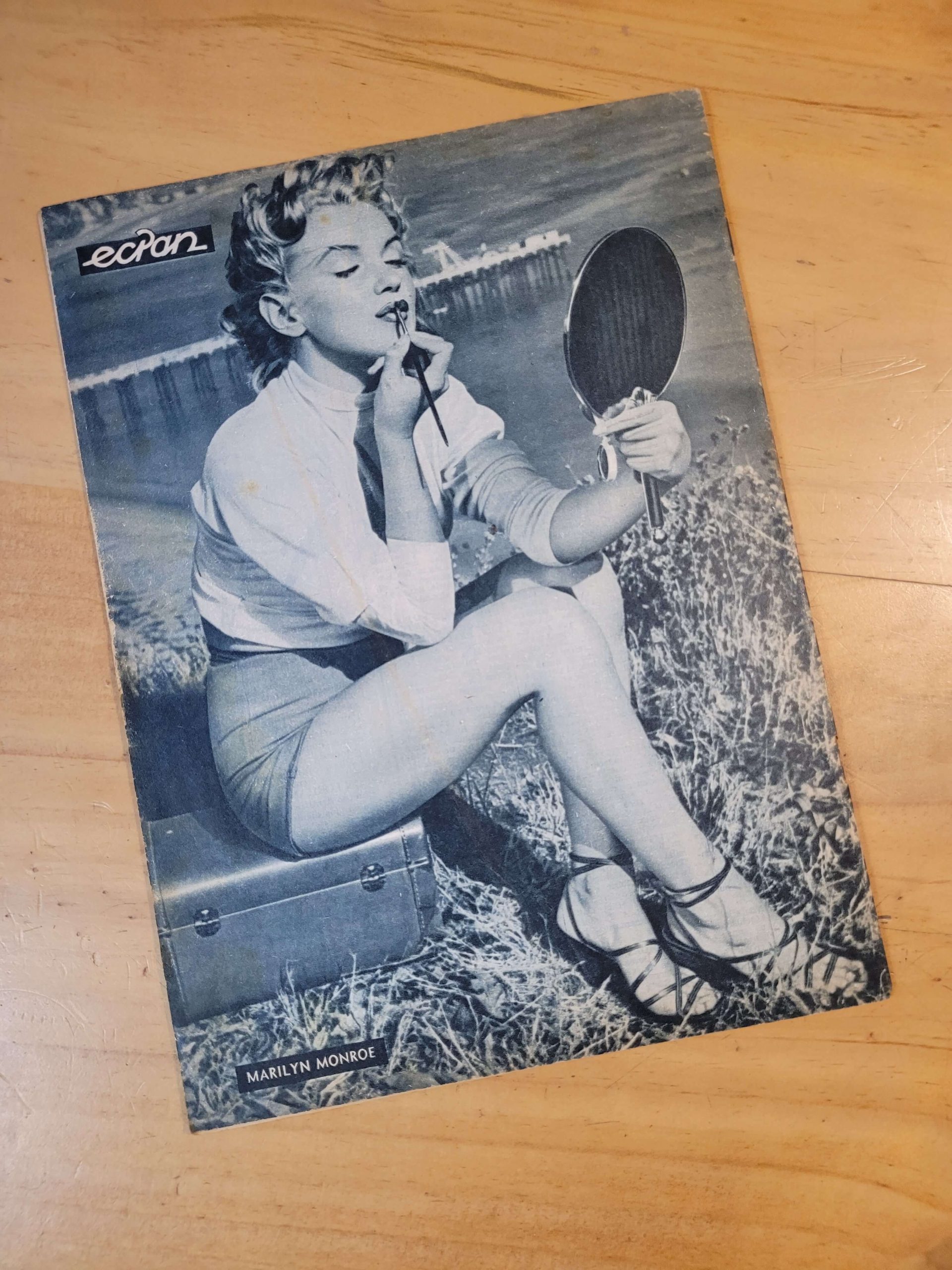 Revista ECRAN -Contraportada Marilyn Monroe- (1951)