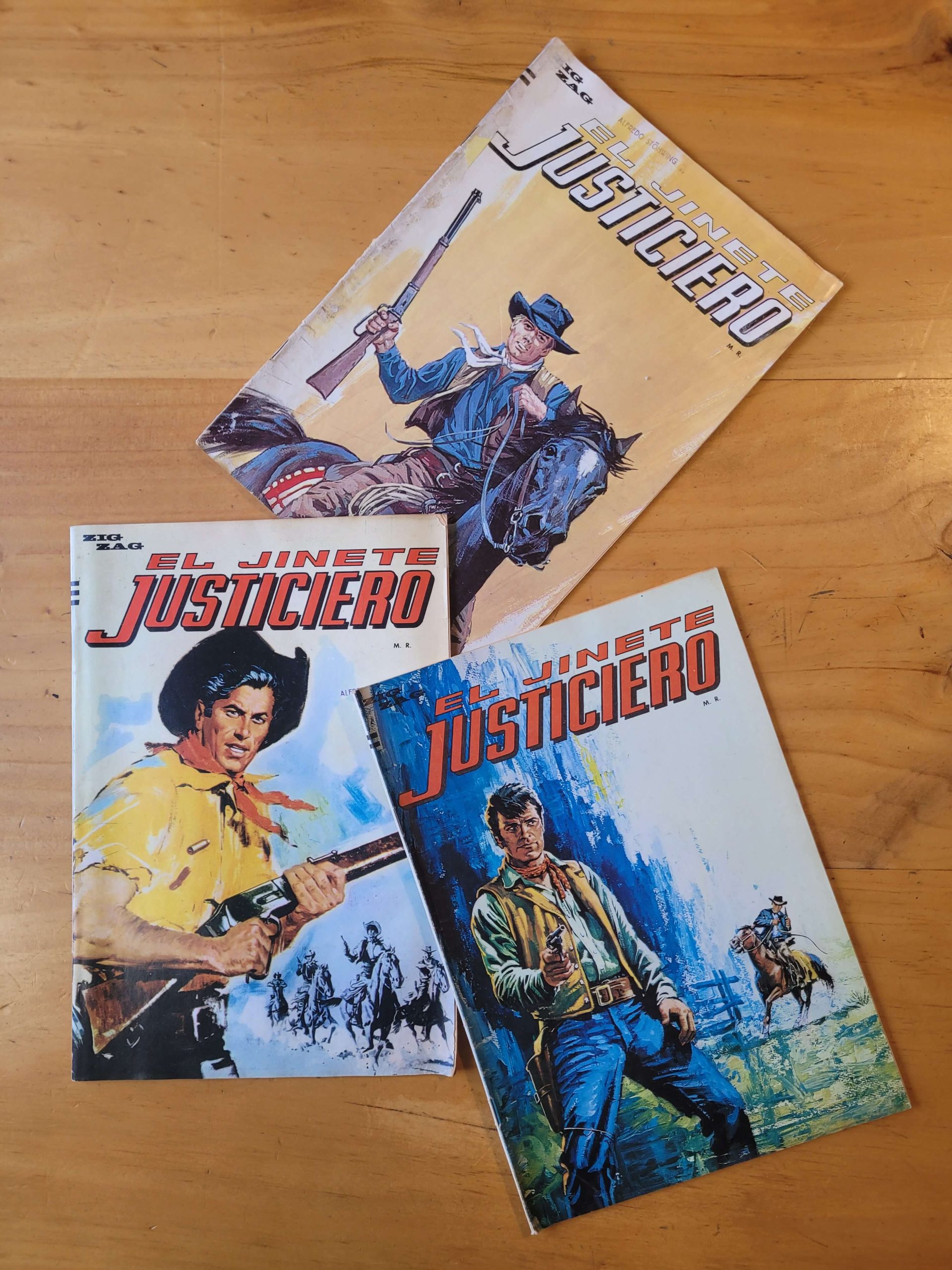 Pack EL JINETE JUSTICIERO n°2, años 60s (x3)