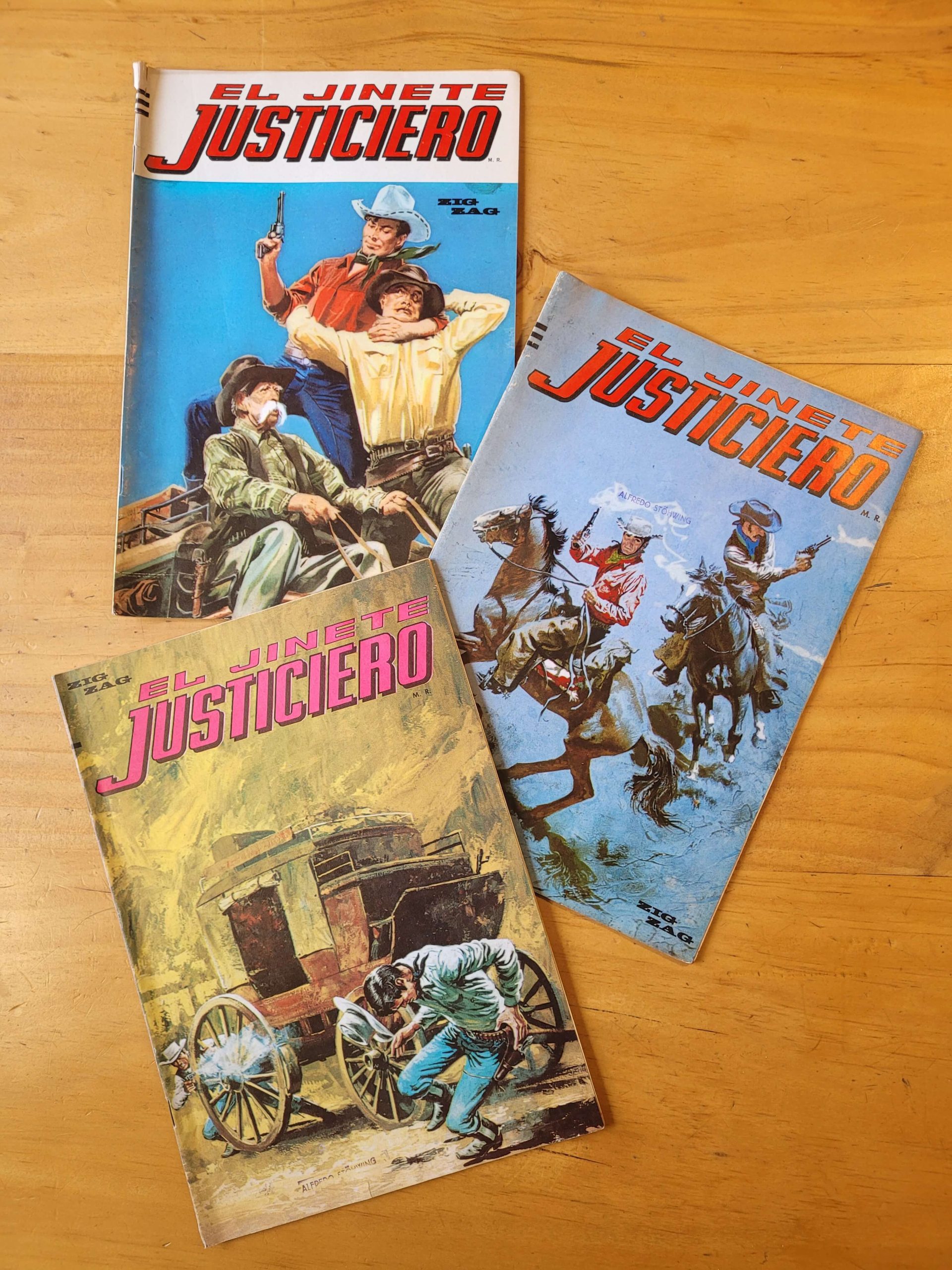 Pack EL JINETE JUSTICIERO n°1, años 60s (x3)