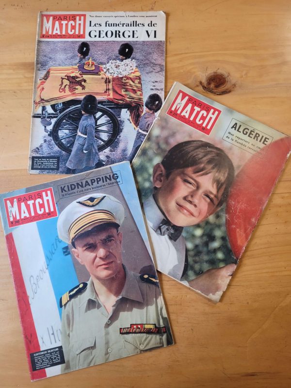 Pack PARIS MATCH años 50s (x3)