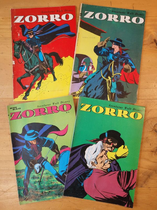 Pack EL ZORRO n°1, años 60s (x3)