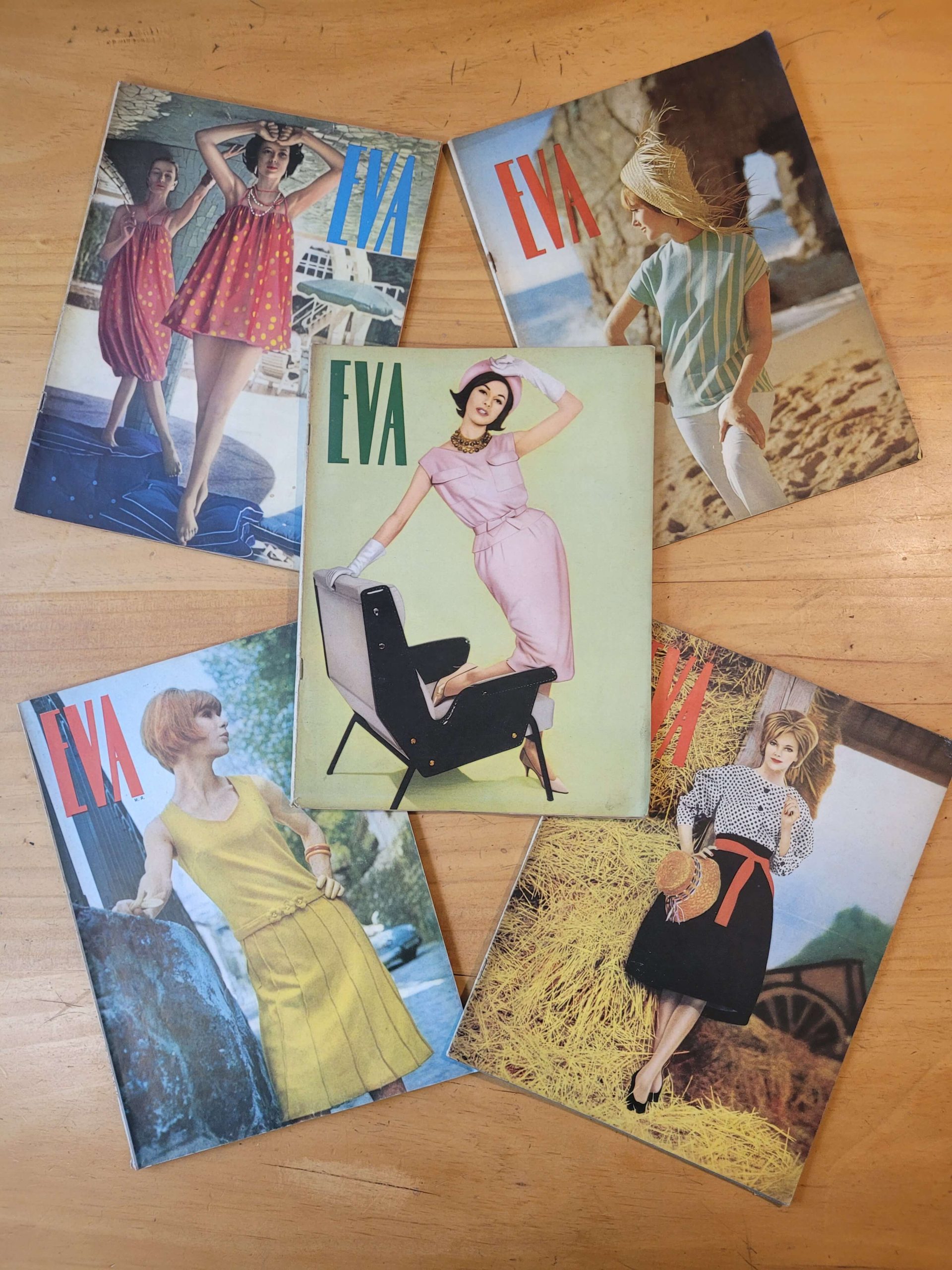 Pack EVA n°3, años 60s (x5)