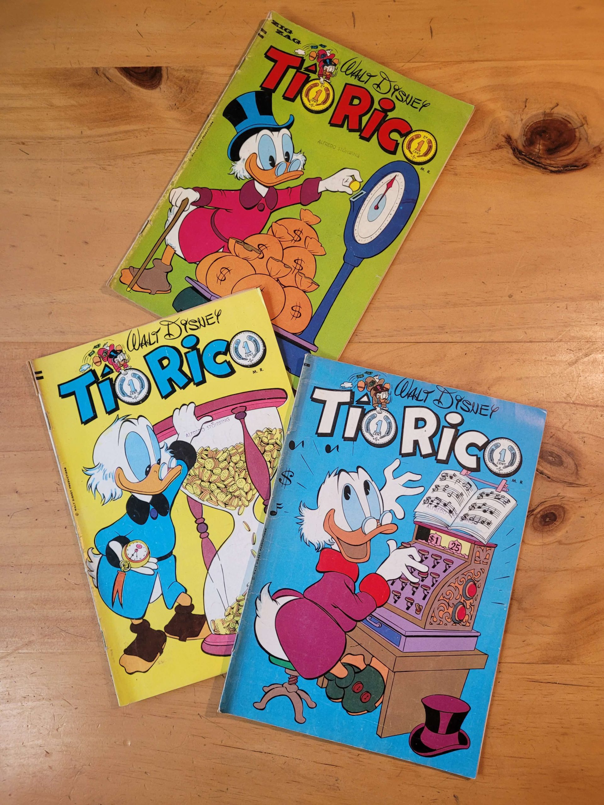Pack TIO RICO n°1, años 60s (x3)