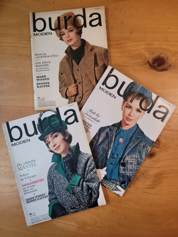 Pack BURDA, -1962- (x3)