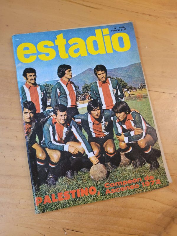 Revista Estadio -Portada Palestino campeón Ascenso 1972-