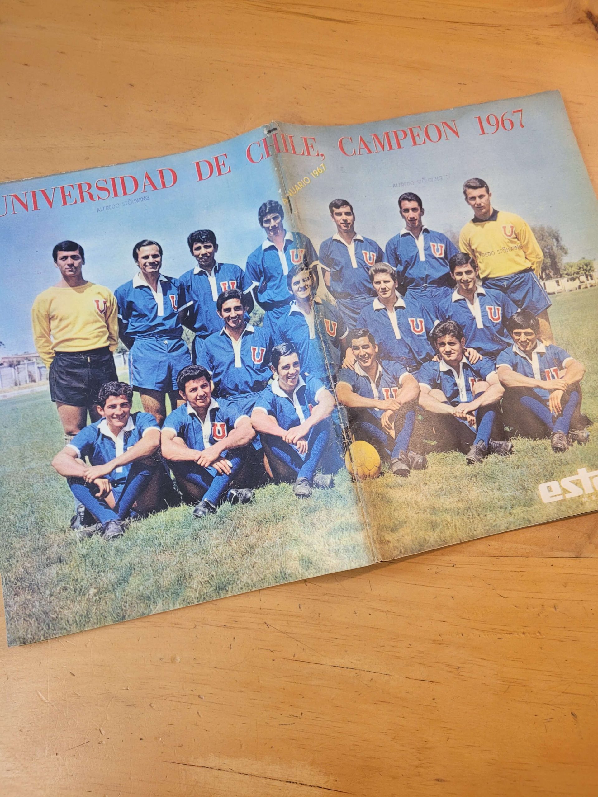Revista ESTADIO -U de Chile campeón 1967 / Aniversario de la revista-