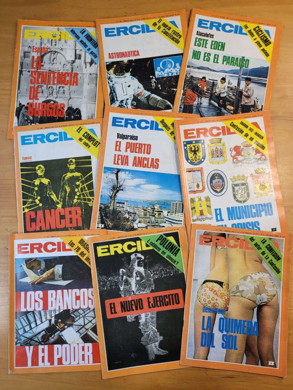Pack ERCILLA -1971- (x9)
