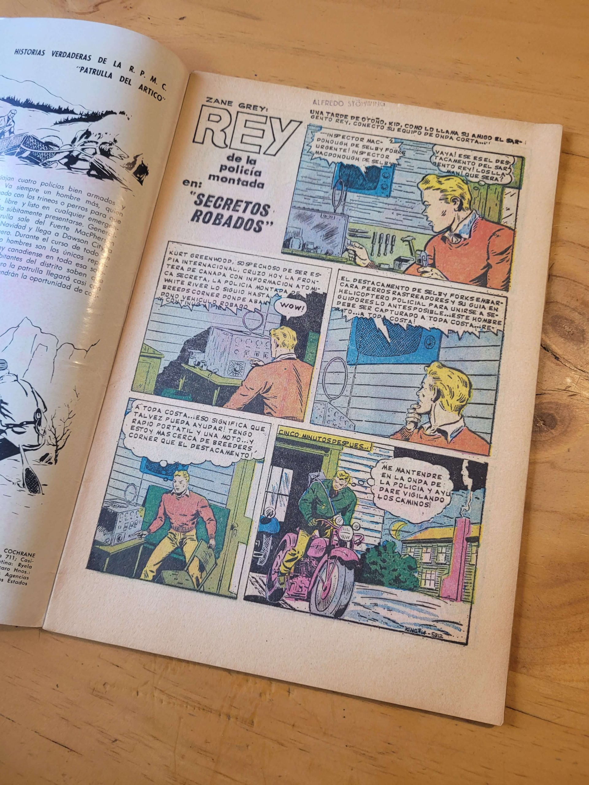 Pack EL REY DE LA POLICIA MONTADA 60s (x4)