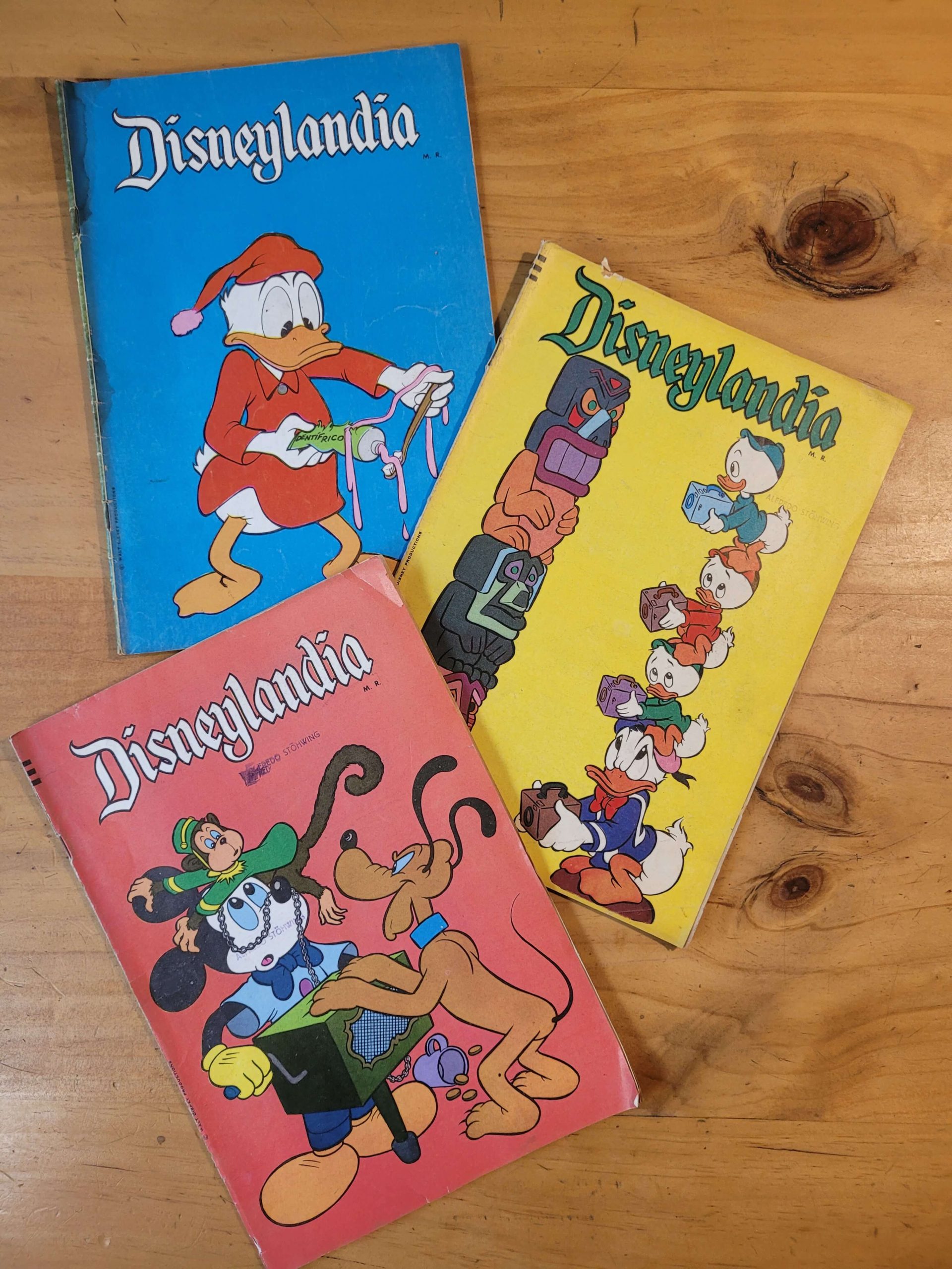 Pack n°9 revista DISNEYLANDYA años 60s (x3)