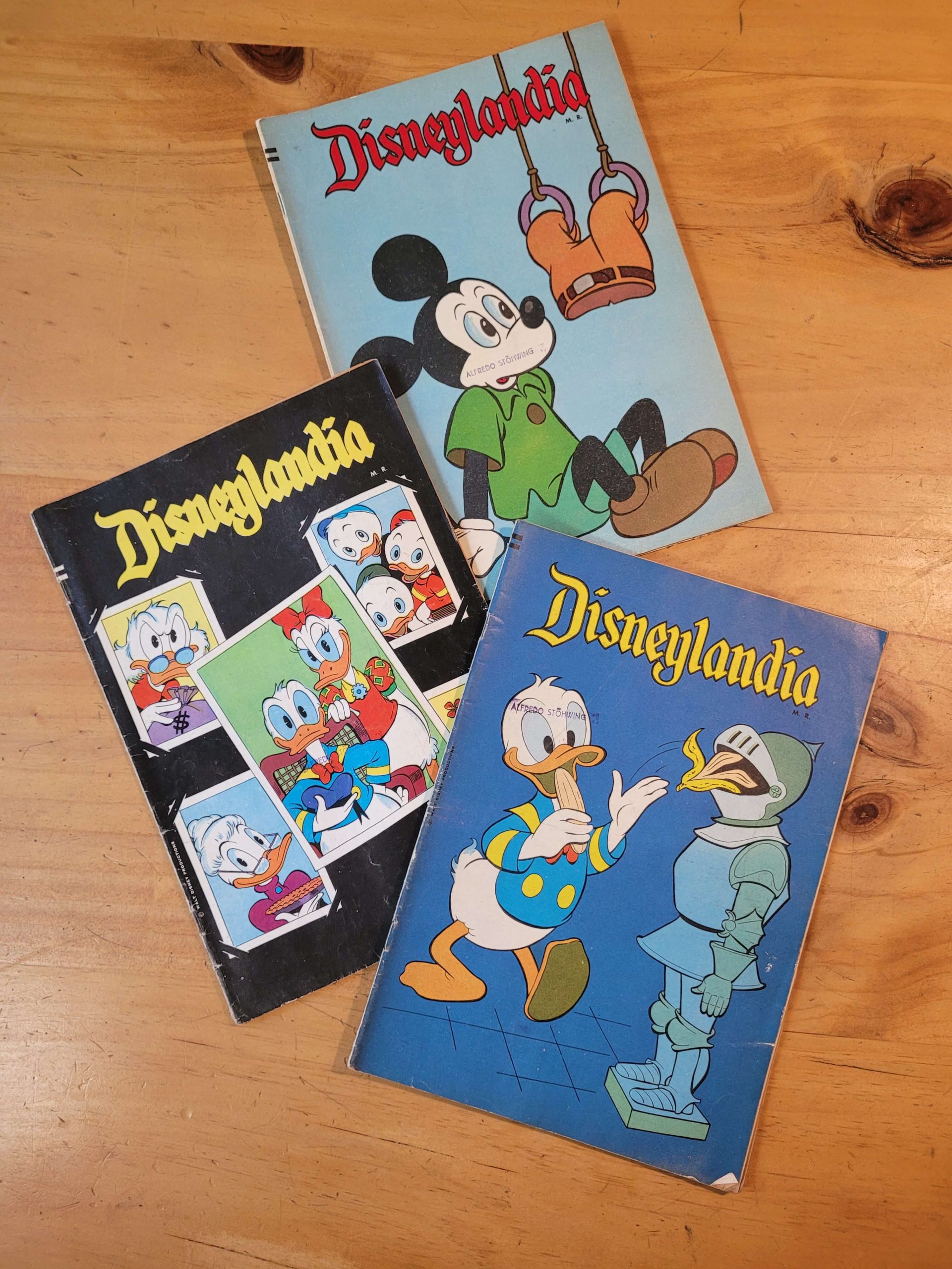 Pack n°7 revista DISNEYLANDYA años 60s (x3)