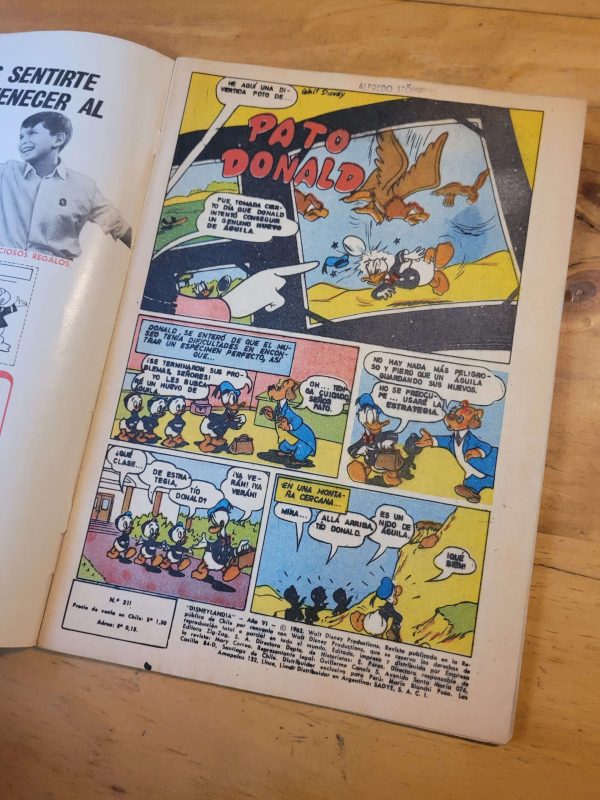 Pack n°7 revista DISNEYLANDYA años 60s (x3)