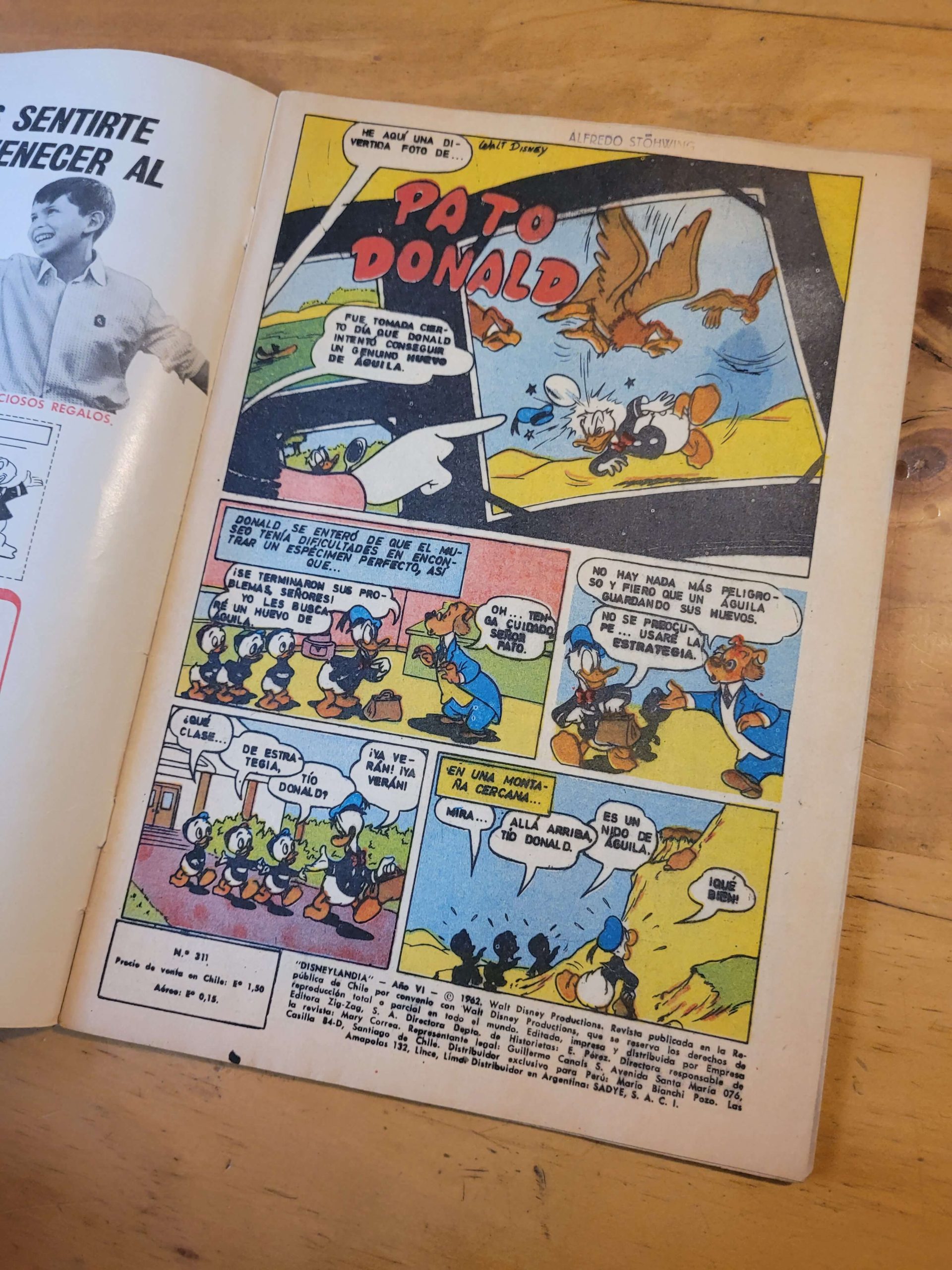 Pack n°7 revista DISNEYLANDYA años 60s (x3)