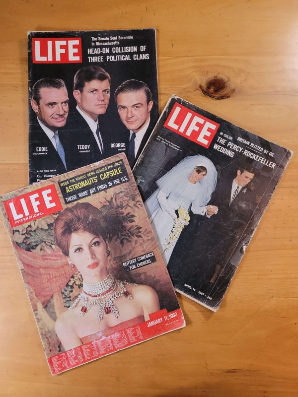 Pack revista LIFE años 60s -En inglés- (x3)