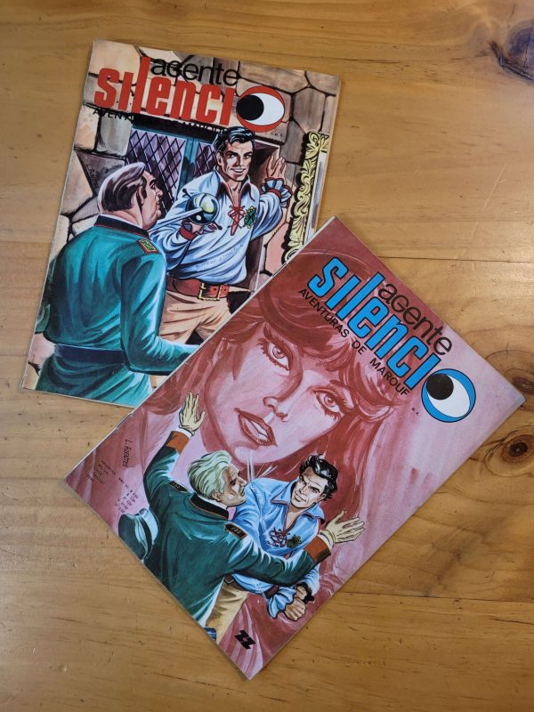 Pack AGENTE SILENCIO años 60s -Números 1 y 2- (x2)