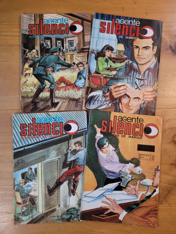Pack AGENTE SILENCIO años 60s (x4)