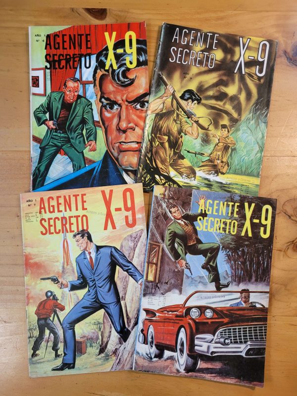 Pack AGENTE SECRETO X-9 (x4)