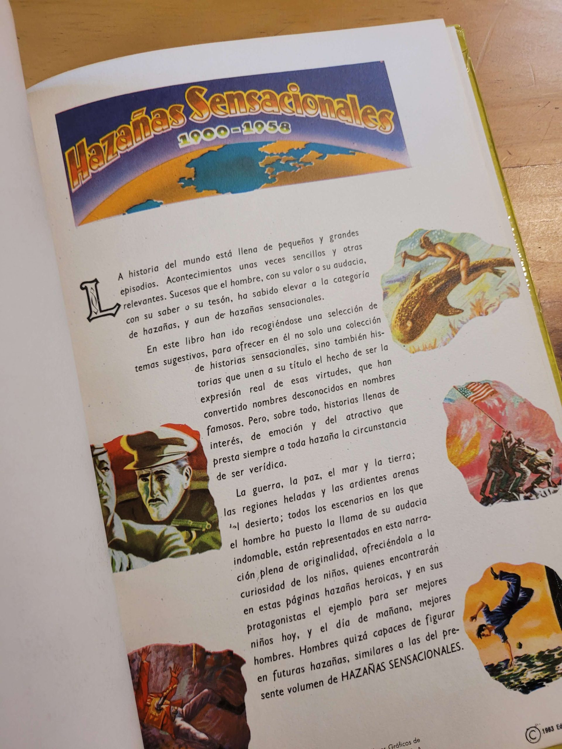 Libro-Comic HAZAÑAS SENSACIONALES (1958)