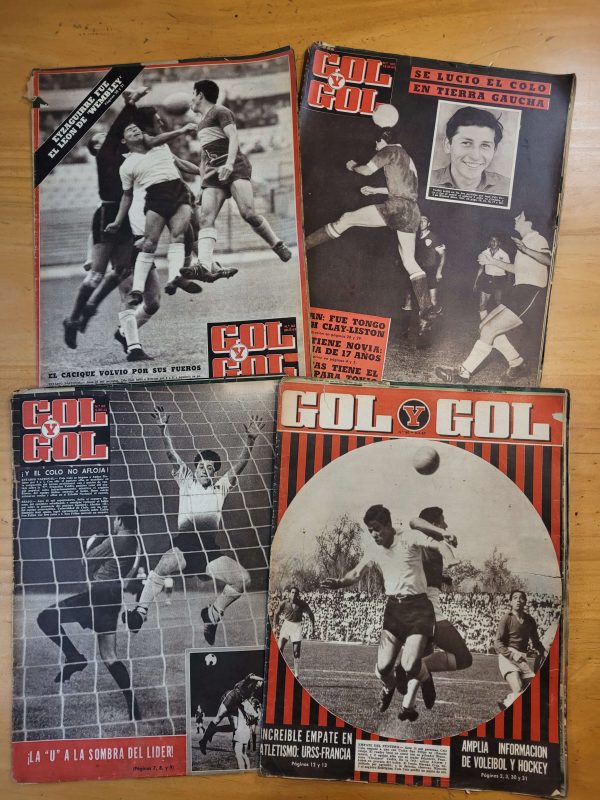 Pack GOL Y GOL Colo Colo 1964 (x4)
