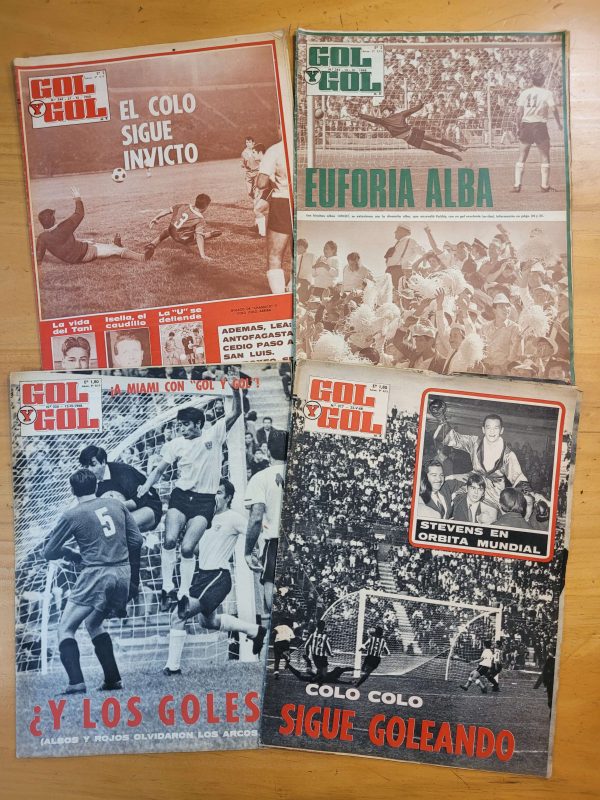 Pack GOL Y GOL Colo Colo 1968 (x4)