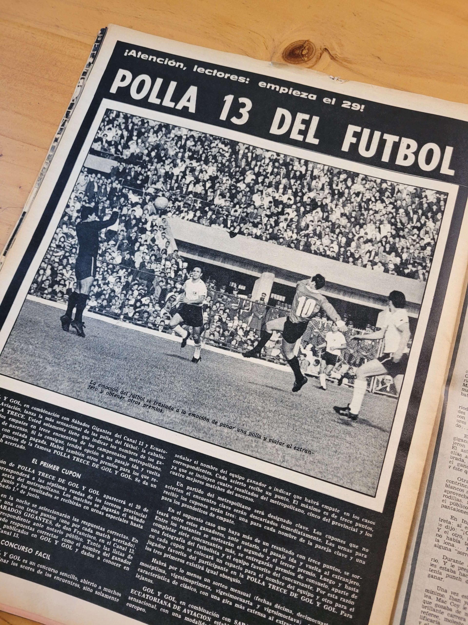 Pack GOL Y GOL Colo Colo 1968 (x4)