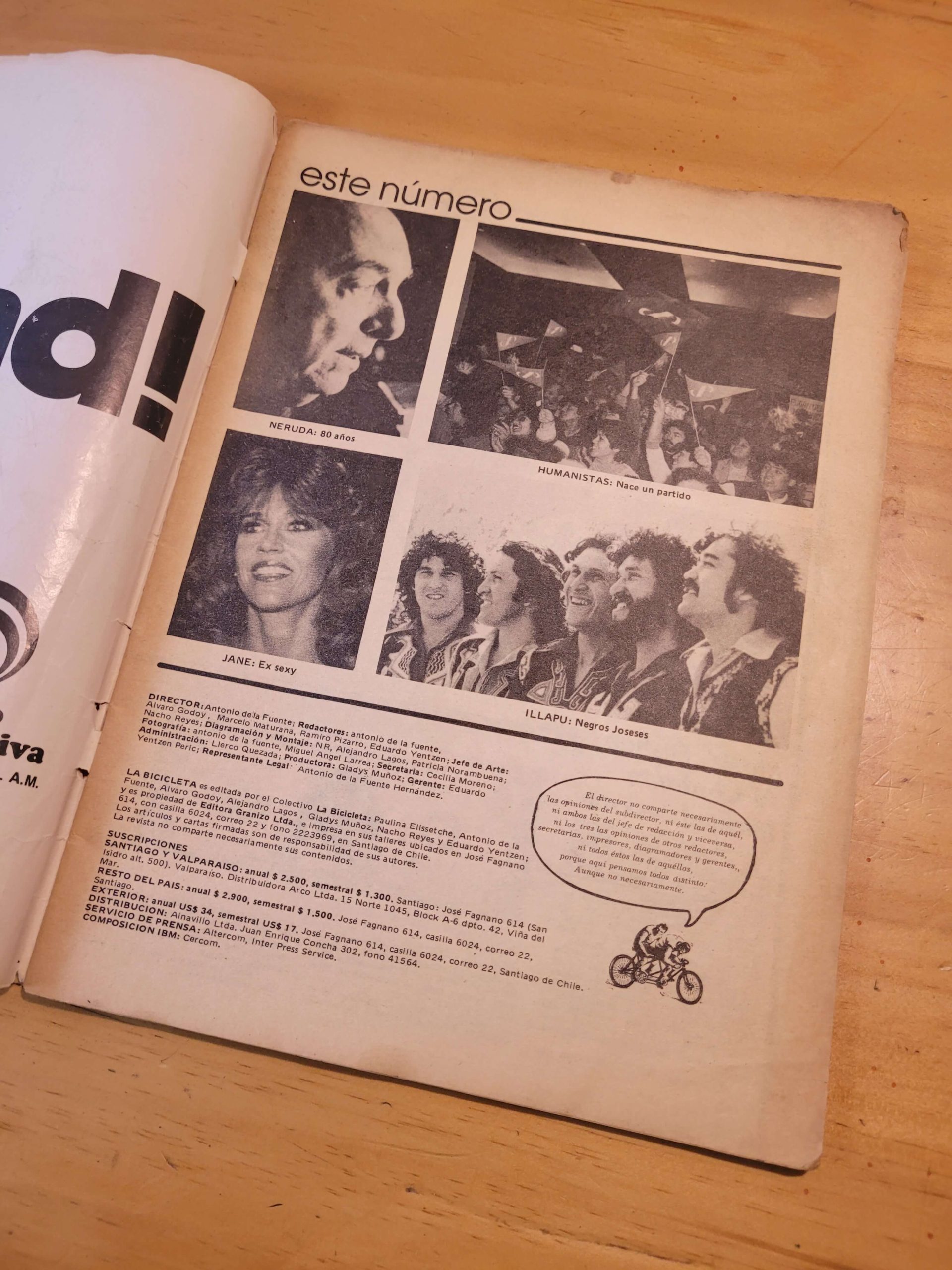 Revista LA BICICLETA n°52 (1984) - Imagen 3